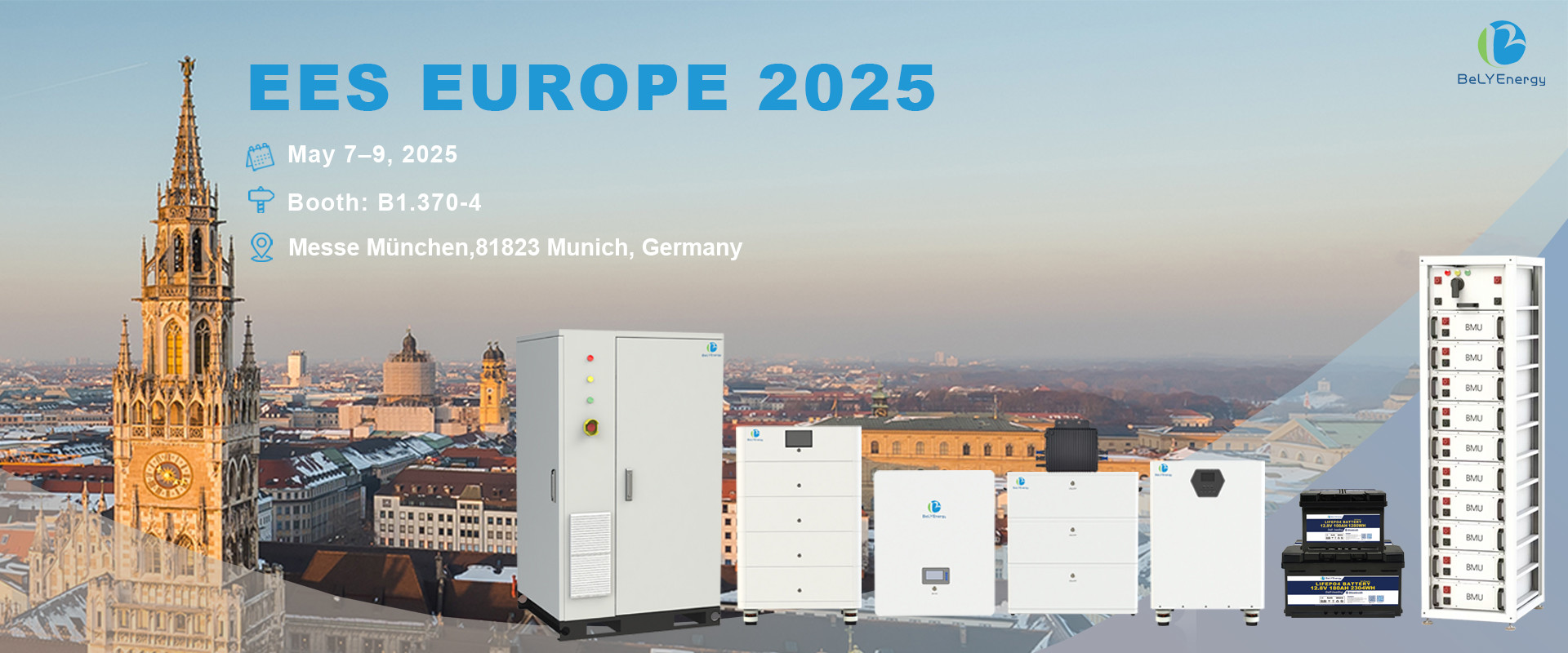 Últimos blogs da empresa sobre Bely Energy Showcase no EES Europe 2025 em Munique