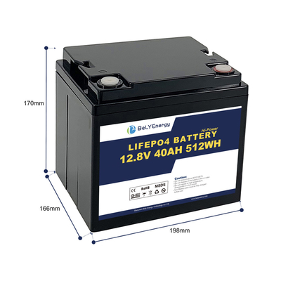 comprar Bely Energy 12V 40AH LiFePo4 Bateria de peso leve para UPS / EV / Iate online manufacture