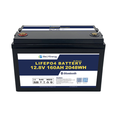 comprar Proteção de equilíbrio de células IP65 Smart 12V160Ah LiFePO4 Bluetooth Bateria de lítio online manufacture