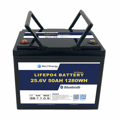 comprar Nova bateria Lifepo4 de 25,6 V 50Ah de alto desempenho para ferramentas e aparelhos elétricos online manufacture
