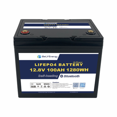 comprar Bateria recarregável de 12V100AH Li com BT e autoaquecimento online manufacture