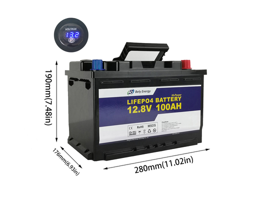 comprar Bateria de lítio da bateria da casa 100Ah 12V LiFePo4 para o armazenamento de energia solar online manufacture