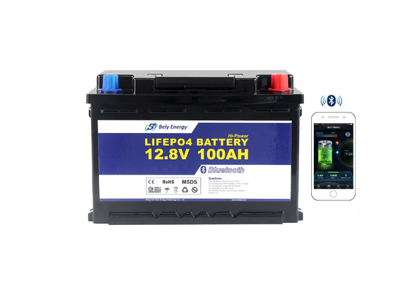 comprar De Bely UN38.3 DOD Bluetooth bateria 100% de lítio 12V 100Ah Li Ion Battery online manufacture