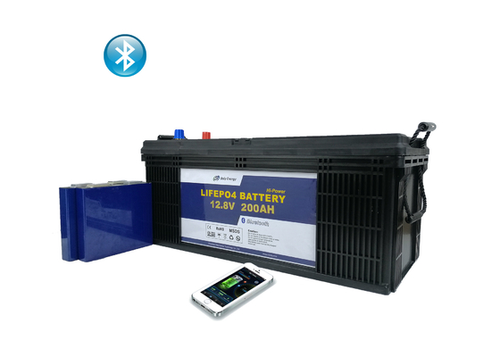 comprar o ferro do lítio de 12V 200Ah fosfata baterias do trole de golfe do lítio da bateria do rv online manufacture