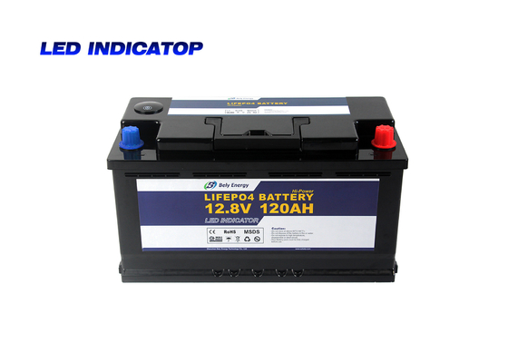 comprar Bateria submarina 12V 120Ah de Ion Battery Lifepo 4 do lítio dos barcos com exposição de diodo emissor de luz online manufacture
