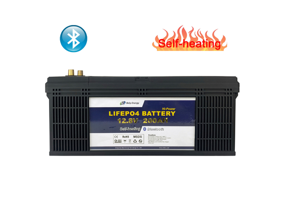 comprar bateria de lítio elétrica do triciclo da luz de rua das baterias de baixa temperatura de 12V 200Ah online manufacture