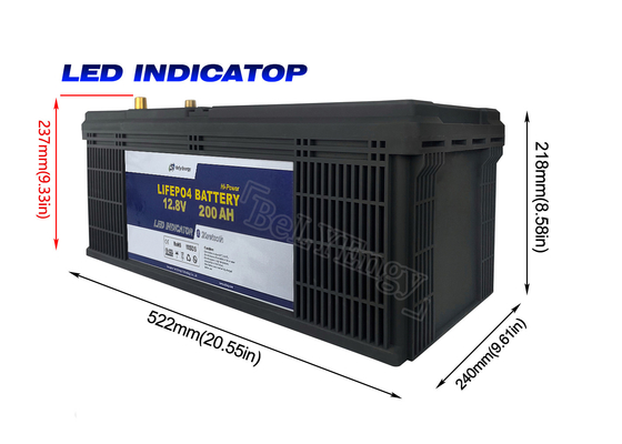 comprar bateria de lítio elétrica do trole de golfe do diodo emissor de luz da bateria de lítio do carrinho de golfe de 12V 200Ah online manufacture