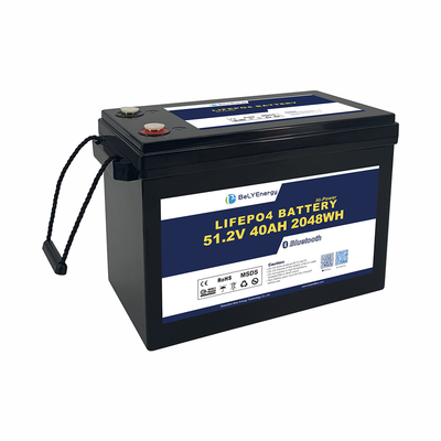 Bely Energy 5000 Ciclos 40AH 48V LiFePO4 Bateria Para Yachit 100% DOD Uso Solar