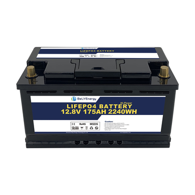 Recarregável Lifepo4 12v 175ah Bateria Deep Cycle para carrinhos de golfe Refugio Scooter barco