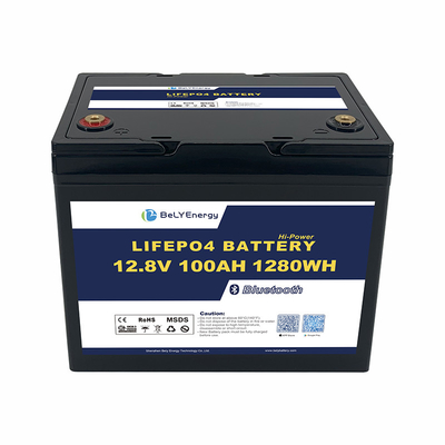 IP65 resistente à água 3.5V Células de equilíbrio Bateria de lítio 12V100Ah Bateria solar de lítio