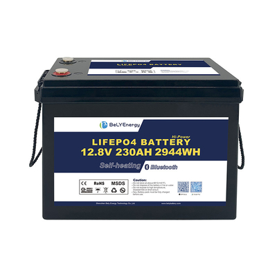 Aplicações versáteis Estabilidade de projeto compacto 12V 230Ah Bateria LiFePo4 Para Camper Marine