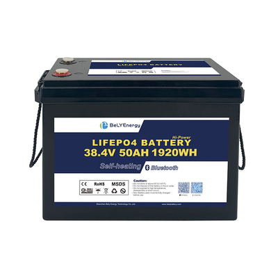 Bateria de lítio LiFePO4 de ciclo profundo com Smart BMS para energia renovável marítima/navio 36V 50AH