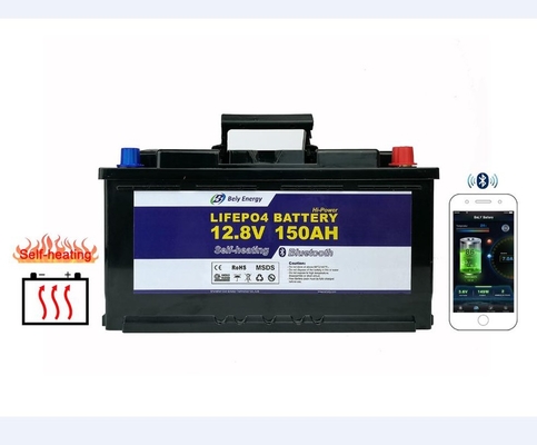 12.8V Rechargeable LiFePo4 Battery Power Source with Storage Temperature -10-45C and Under Voltage Protection 10V