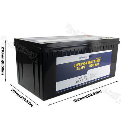 Self Discharge Less Than 3 Percent Per Month RV Lithium Battery 1280 Wh Energy And Internal Resistance Below 10 Milliohms