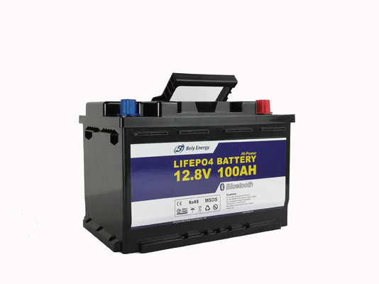 Bateria de lítio 12V da baixa temperatura de Bluetooth dos elementos de aquecimento 100AH recarregável