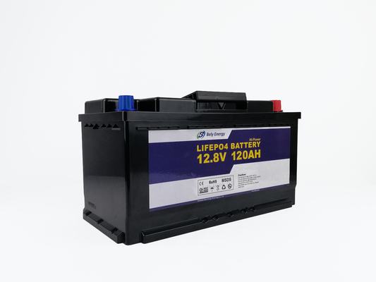 Bely classifica uma bateria de lítio 12V do armazenamento de energia 120Ah 1536Wh